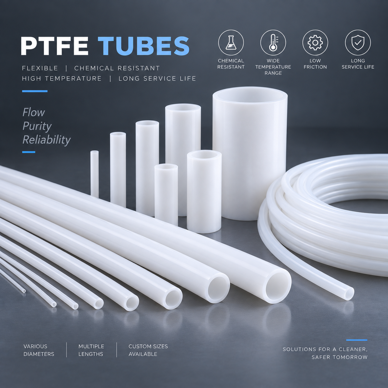 Thick & Thin PTFE Tubes